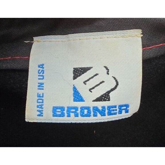 Vintage Broner Black Wool Beret Hat With Fuzzy Texture & Cozy Fit made in USA - Picture 8 of 10